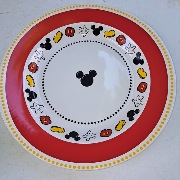 VINTAGE RARE 12.5 inch Mickey Serving Platter 2 inches deep - Picture 1 of 8